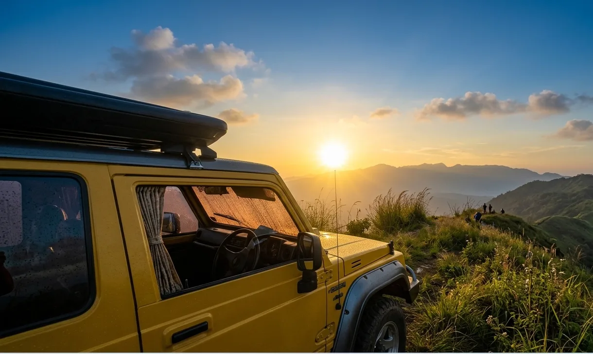 Jeep matahari terbit Salak Agro & panen buah selama 6 Jam