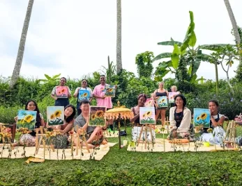 Paint And Sip Ubud Art Workshop Studio
