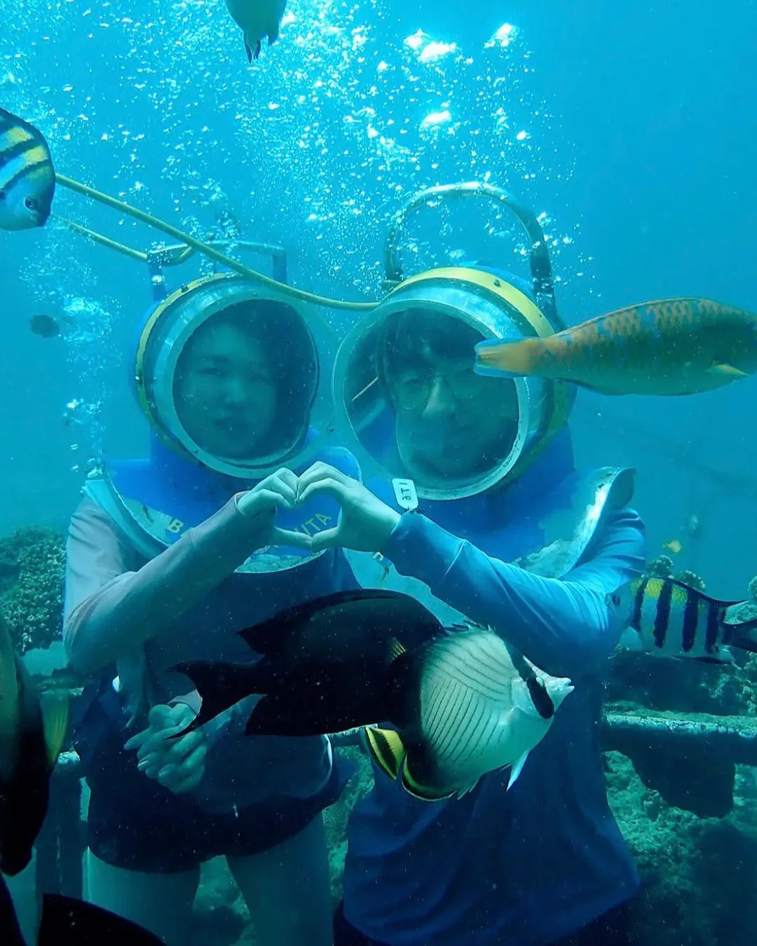 Tanjung Benoa Seawalker Underwater Helmet Diving Adventure