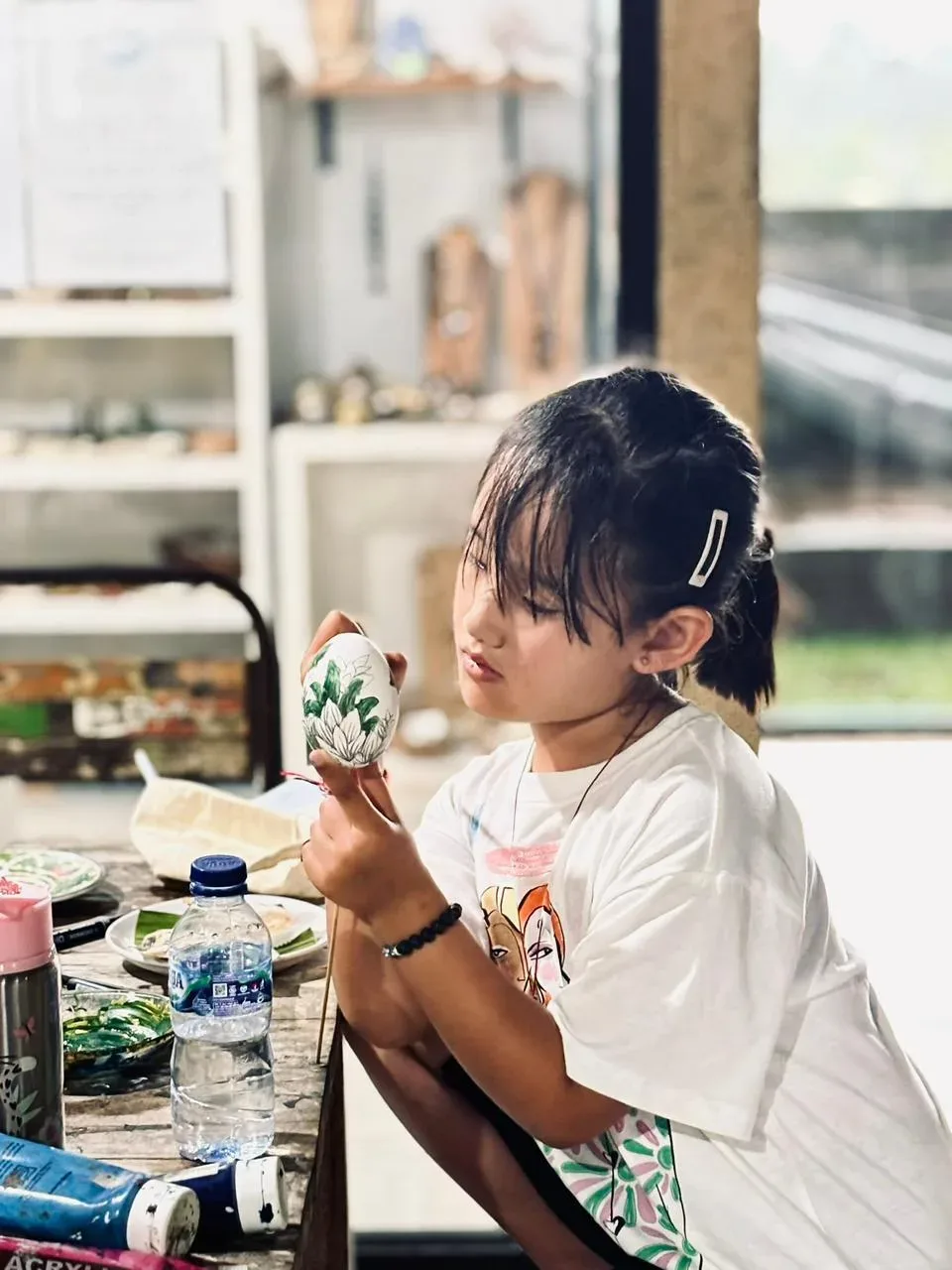Miniature Masterpieces Traditional Egg Painting Workshop Five Arts Studio Ubud