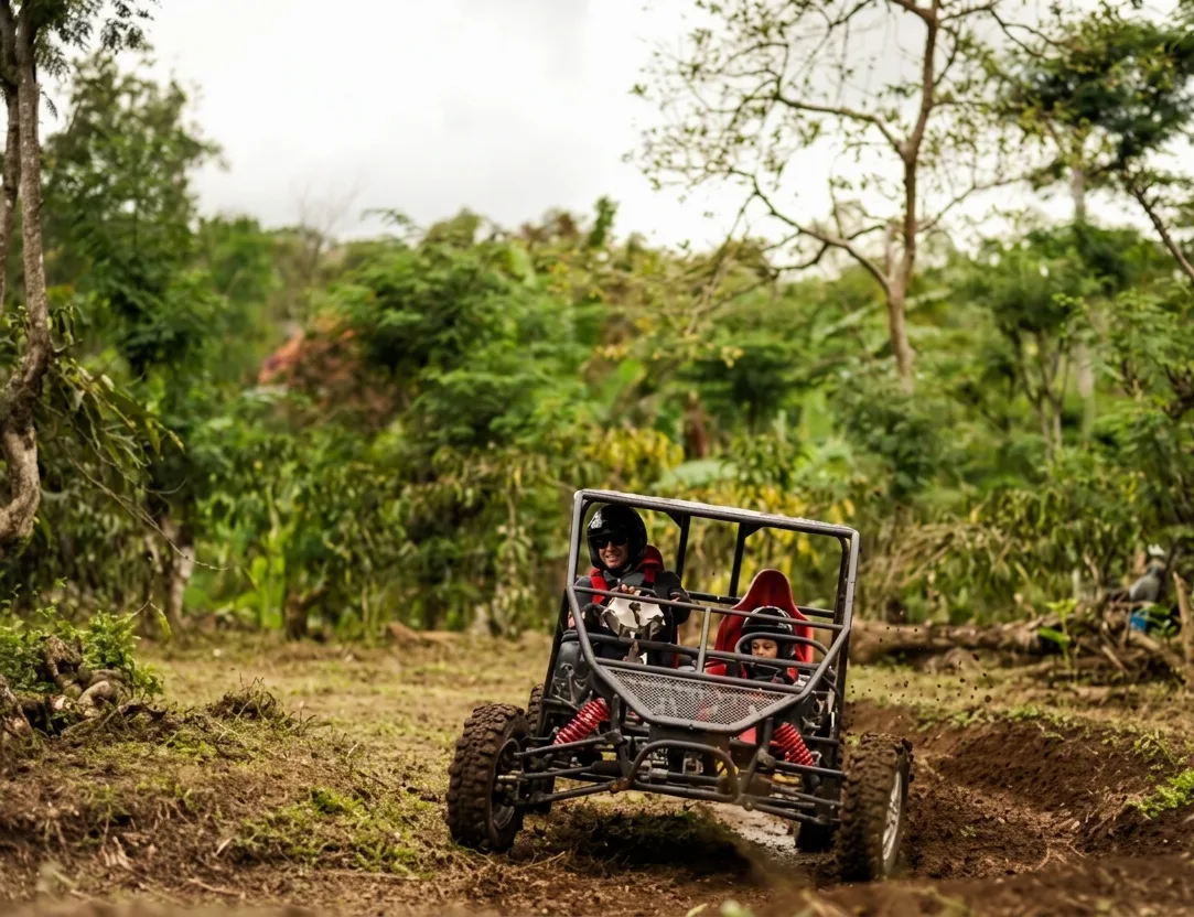 Bali Buggy Trail, Temple Blessing & Waterfall Package In North Bali