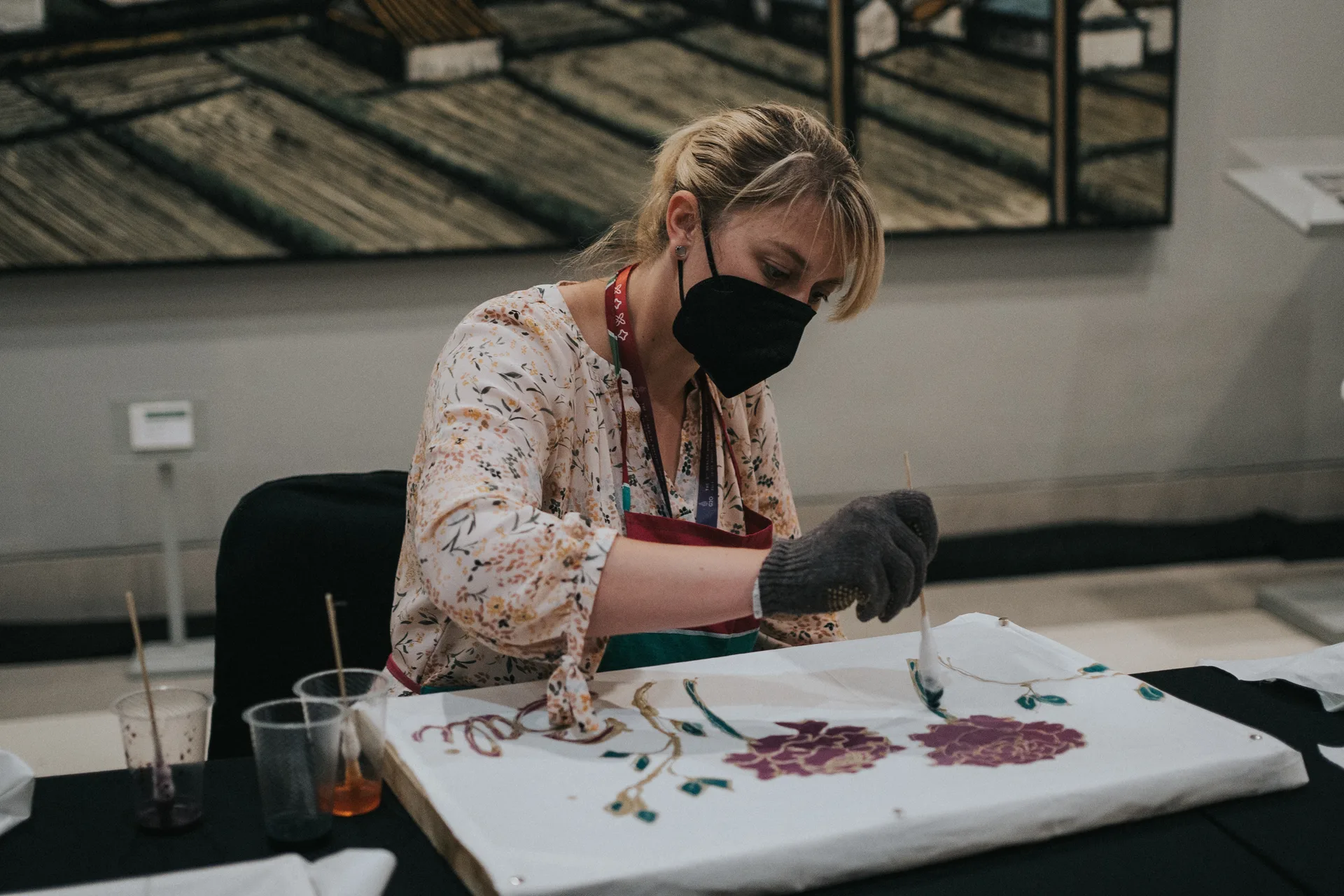 Workshop Painting in Museum Pasifika Nusa Dua