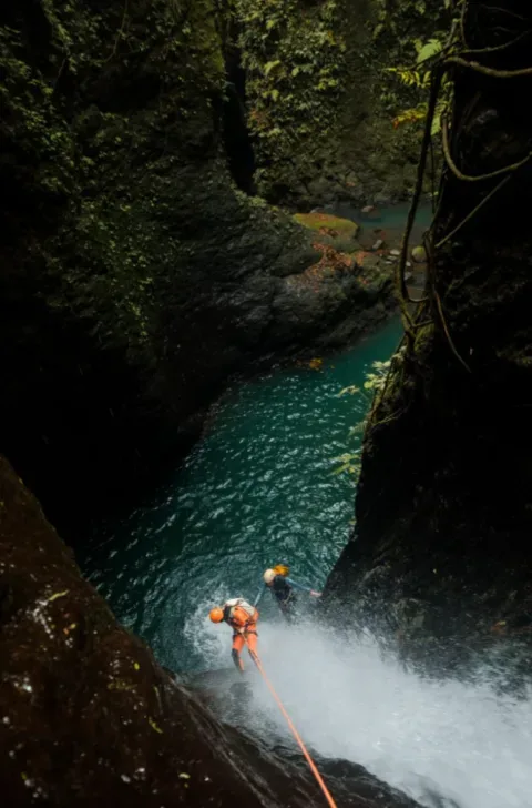 Maboya Canyon Drops Jumps Slides and Abseiling Adventure Canyoning Bali