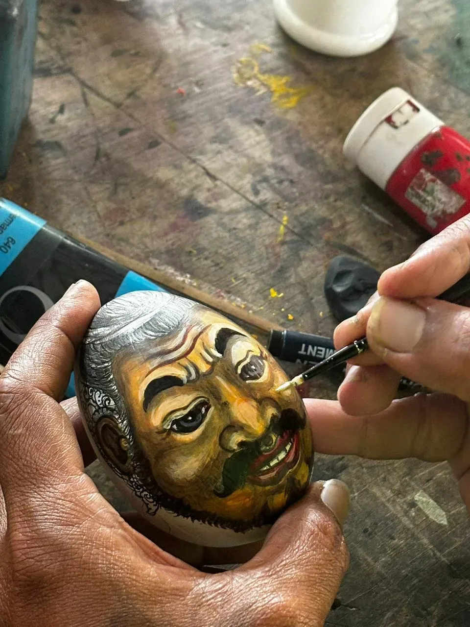 Miniature Masterpieces Traditional Egg Painting Workshop Five Arts Studio Ubud