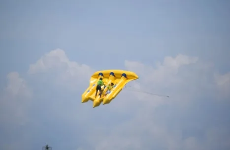 Sky High Ocean Thrills With Flying Fish In Tanjung Benoa  Beach