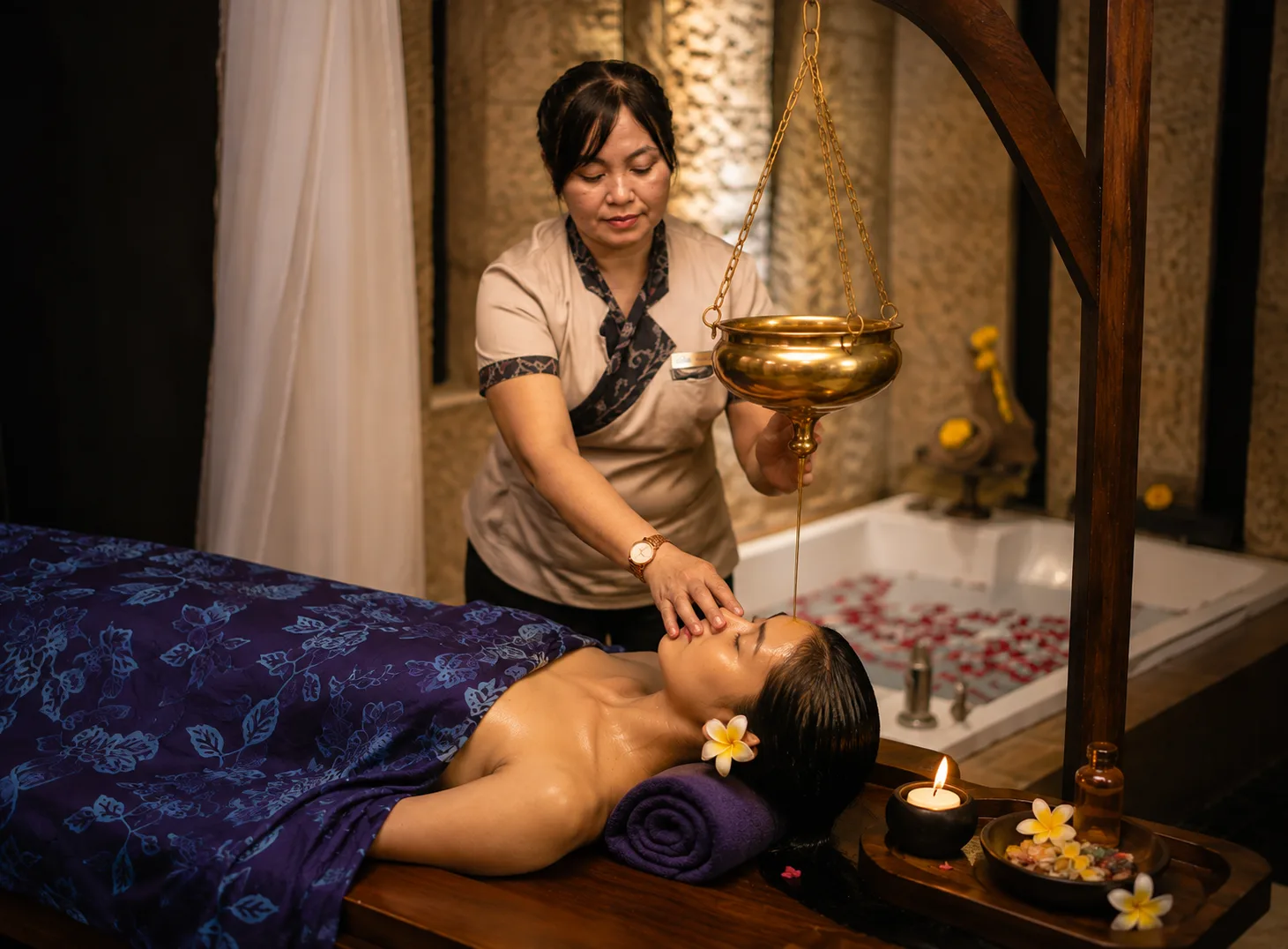 90 Minutes Shirodara Royal Spa Jerami