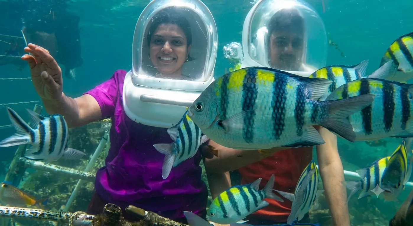 Explore Bali’s  Seawalker Underwater World  Pandan Sari Dive