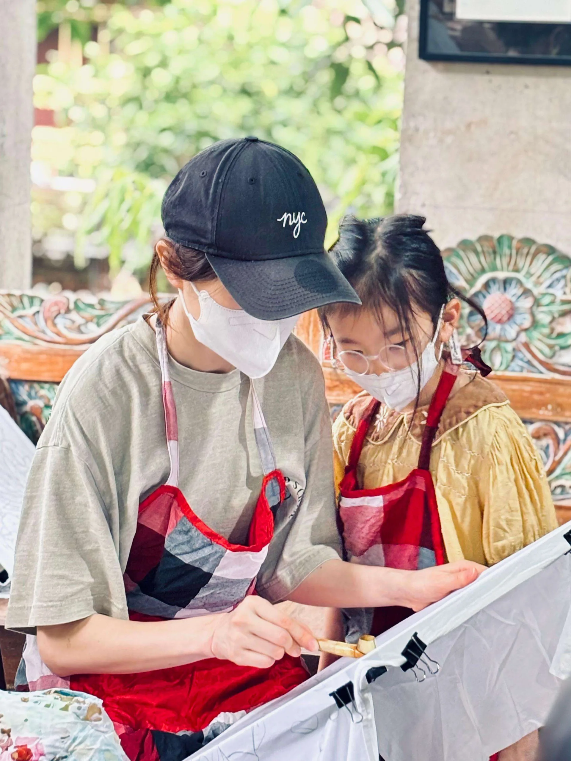 Ubud 전통 바틱 페인팅 워크숍